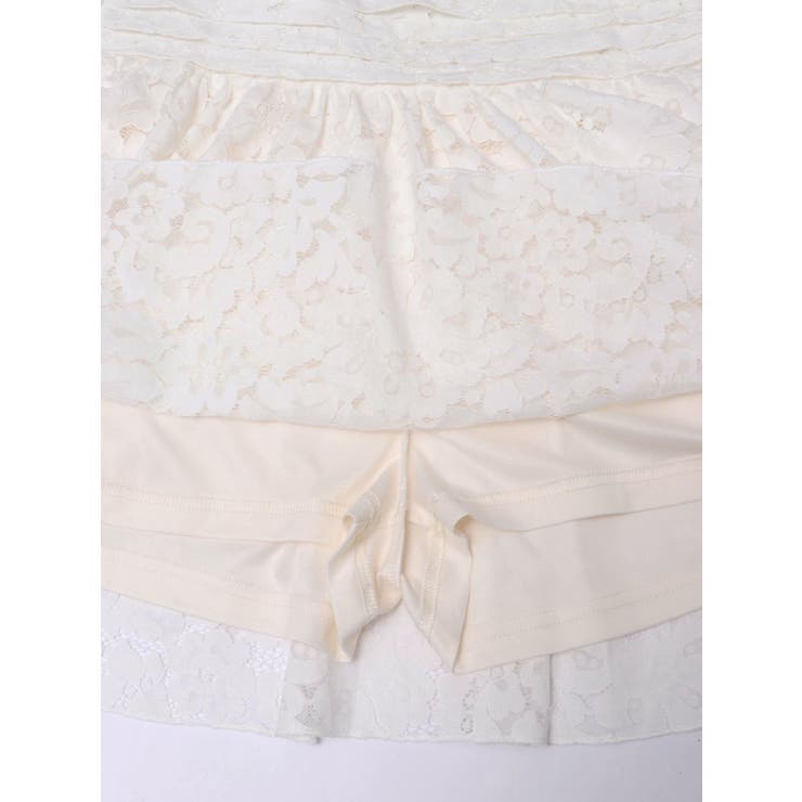 アシメドレープフリルレースミニスカート | jouetie | 詳細画像19 