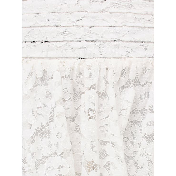 アシメドレープフリルレースミニスカート | jouetie | 詳細画像23 