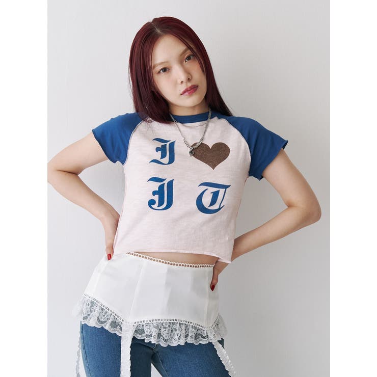 I LOVE jt Tシャツ | jouetie | 詳細画像13 
