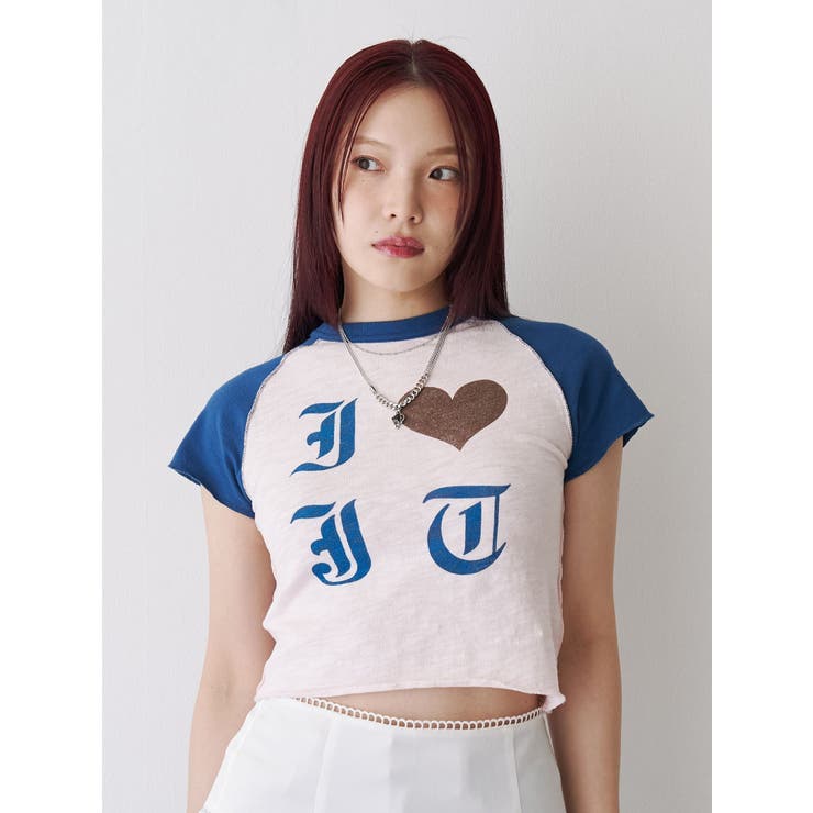 ピンク | I LOVE jt Tシャツ | jouetie