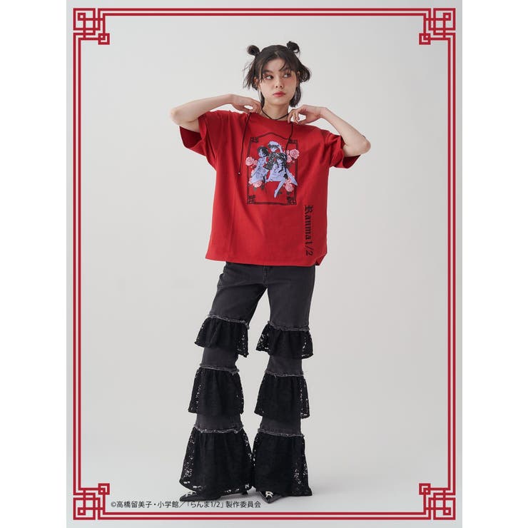 【TVアニメ『らんま1/2』jouetie】チャイナグラフィックTシャツ | jouetie | 詳細画像6 