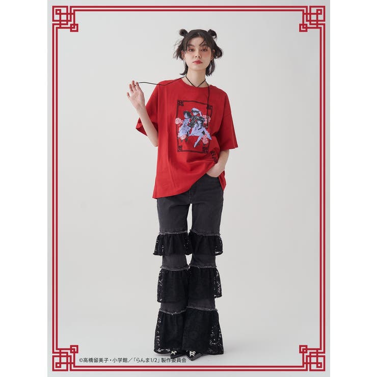 【TVアニメ『らんま1/2』jouetie】チャイナグラフィックTシャツ | jouetie | 詳細画像7 