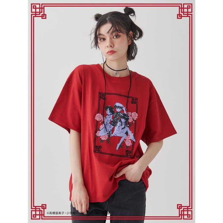 レッド | 【TVアニメ『らんま1/2』jouetie】チャイナグラフィックTシャツ | jouetie