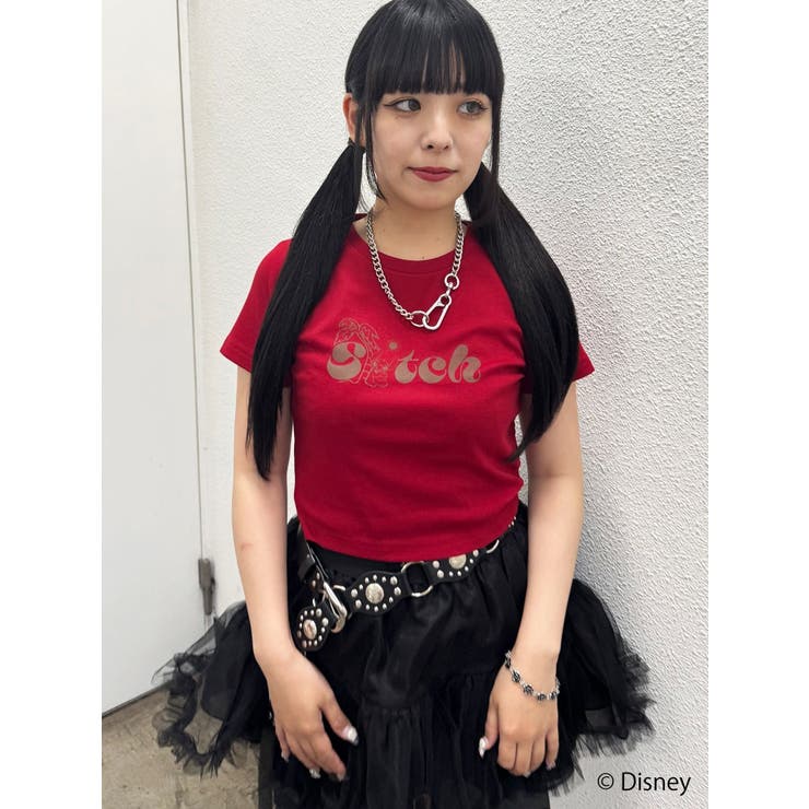 【Lilo&Stitch】ロゴフィットTシャツ | jouetie | 詳細画像10 