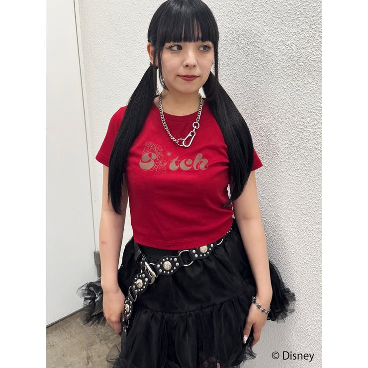 【Lilo&Stitch】ロゴフィットTシャツ | jouetie | 詳細画像11 