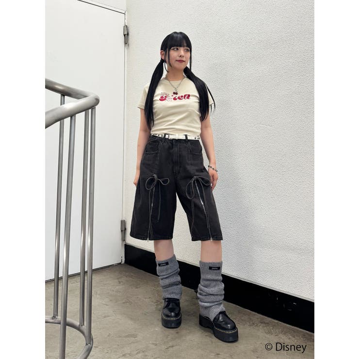 【Lilo&Stitch】ロゴフィットTシャツ | jouetie | 詳細画像17 