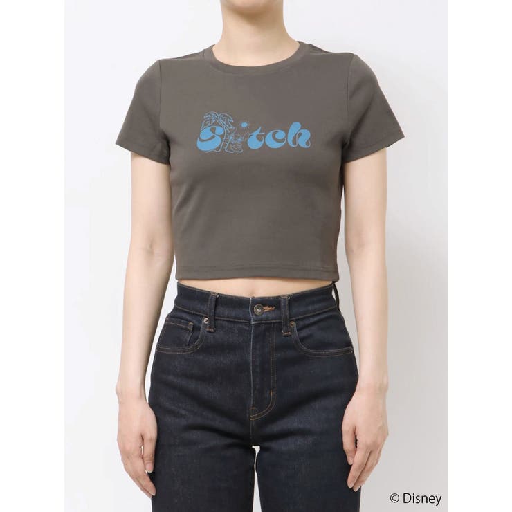 【Lilo&Stitch】ロゴフィットTシャツ | jouetie | 詳細画像23 