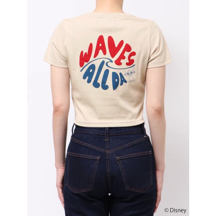 【Lilo&Stitch】ロゴフィットTシャツ | jouetie | 詳細画像30 
