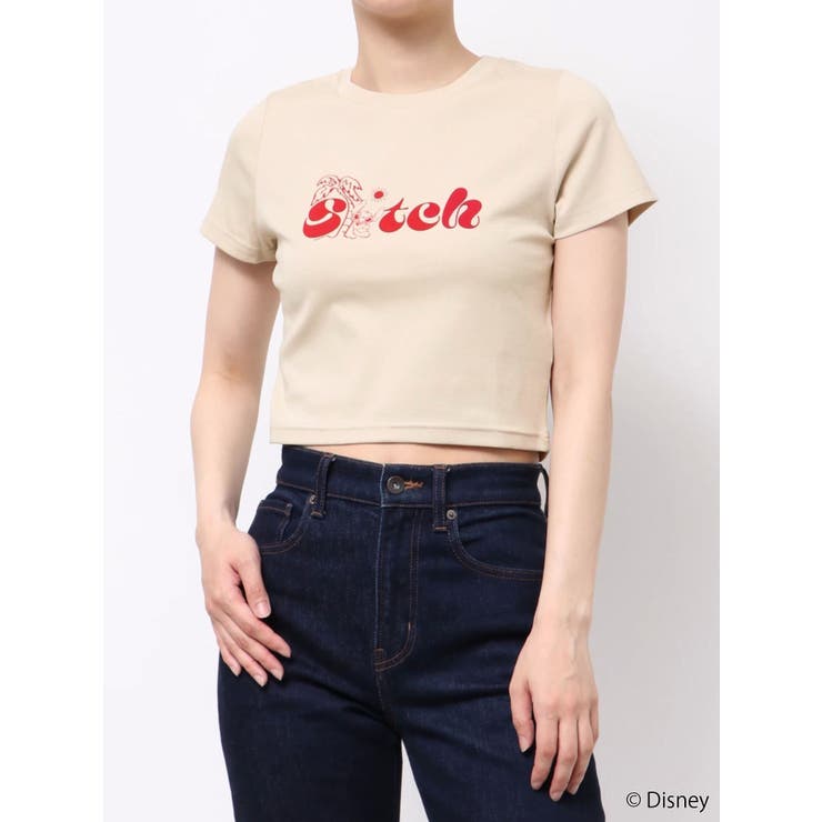 【Lilo&Stitch】ロゴフィットTシャツ | jouetie | 詳細画像36 