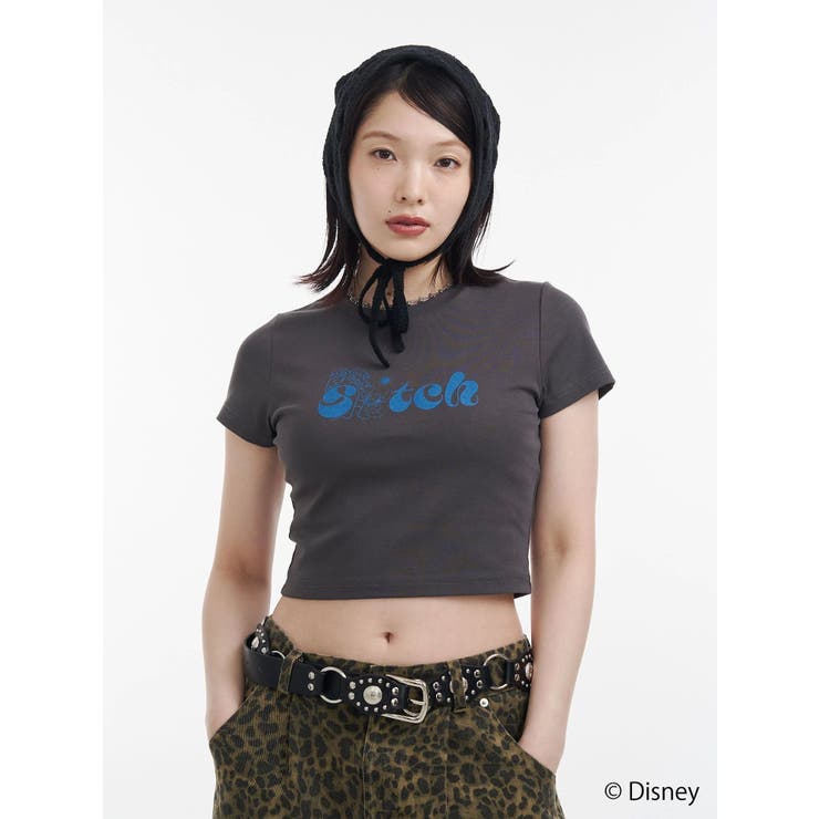【Lilo&Stitch】ロゴフィットTシャツ | jouetie | 詳細画像5 