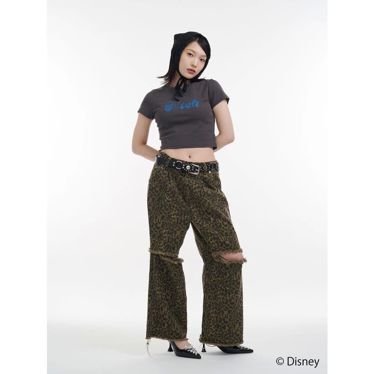【Lilo&Stitch】ロゴフィットTシャツ | jouetie | 詳細画像7 