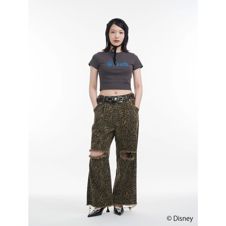 【Lilo&Stitch】ロゴフィットTシャツ | jouetie | 詳細画像8 