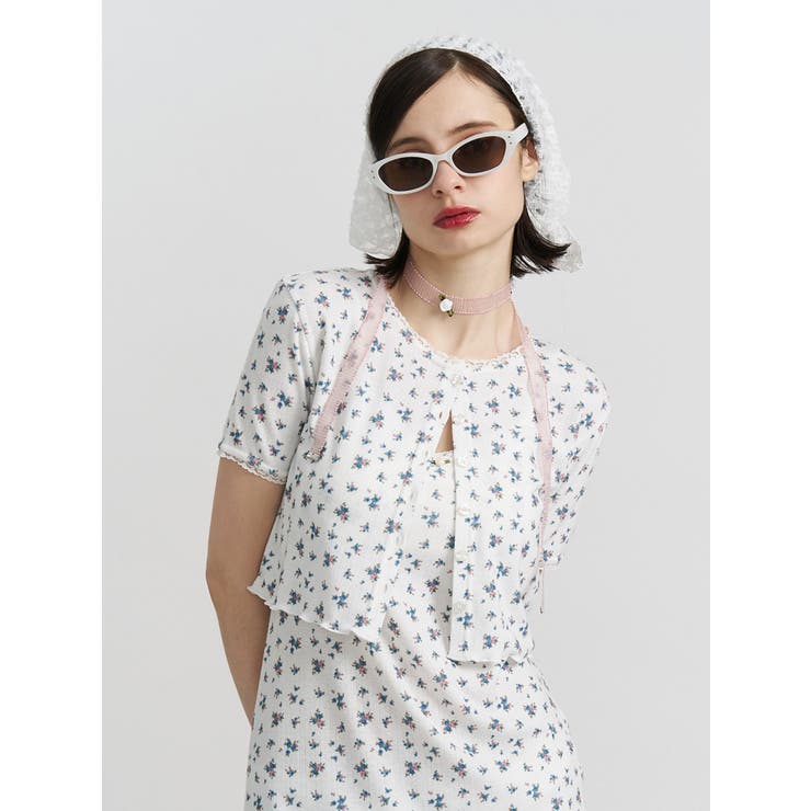 フラワーカットカーデ【セット対応】 | jouetie | 詳細画像1 