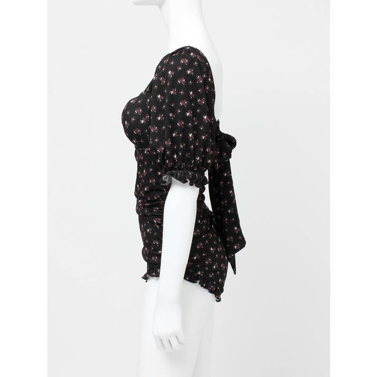 フラワーパフスリーブモノキニ | jouetie | 詳細画像18 