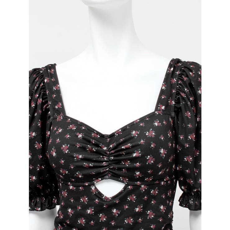 フラワーパフスリーブモノキニ | jouetie | 詳細画像20 