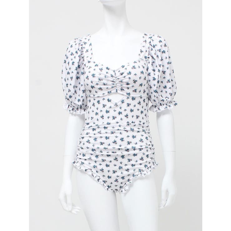 フラワーパフスリーブモノキニ | jouetie | 詳細画像28 