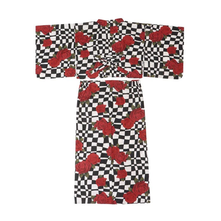 【jouetieオリジナル】ローズチェッカーセパレート浴衣 | jouetie | 詳細画像3 