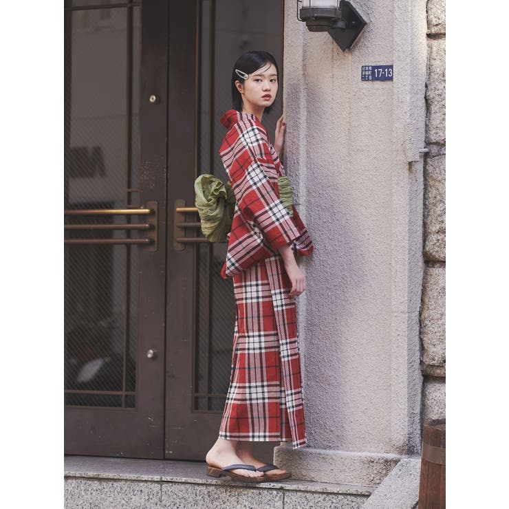 【jouetieオリジナル】タータンチェックセパレート浴衣 | jouetie | 詳細画像4 
