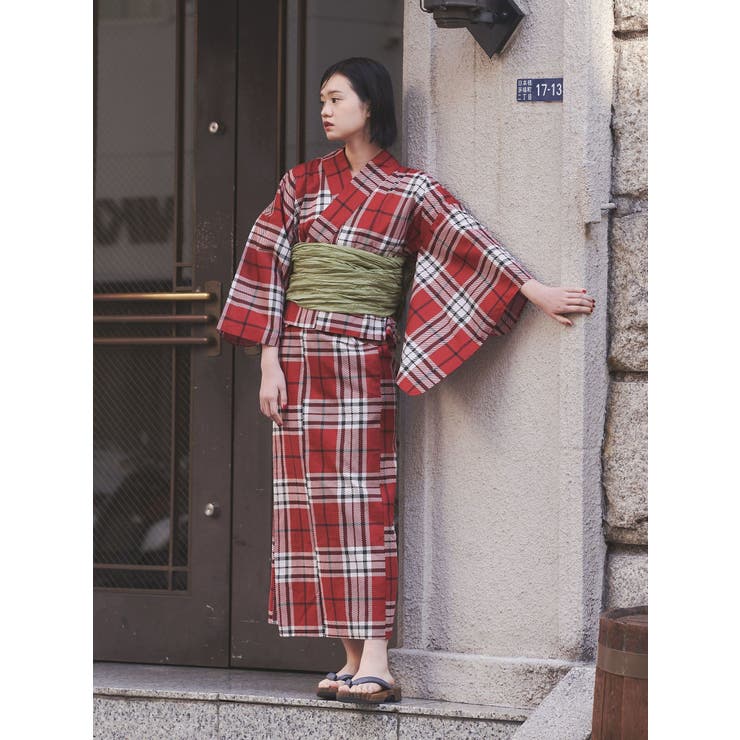 【jouetieオリジナル】タータンチェックセパレート浴衣セット | jouetie | 詳細画像11