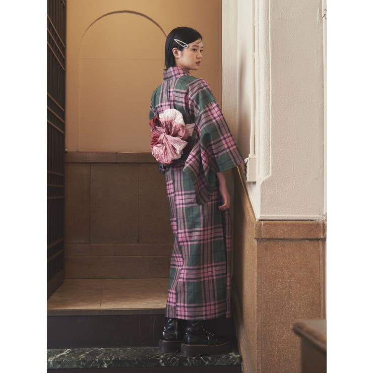 【jouetieオリジナル】タータンチェックセパレート浴衣セット | jouetie | 詳細画像5