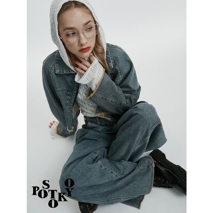 【something×PosTokyo】ZIP BLOUSON | jouetie | 詳細画像3 