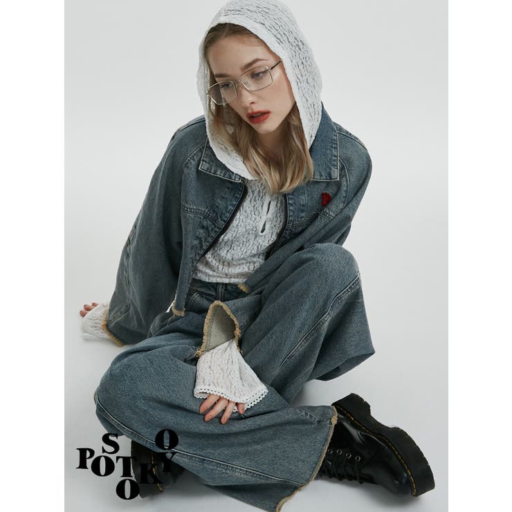 【something×PosTokyo】ZIP BLOUSON | jouetie | 詳細画像4 