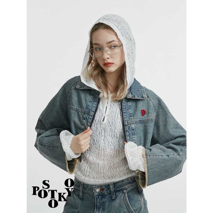 【something×PosTokyo】ZIP BLOUSON | jouetie | 詳細画像5 