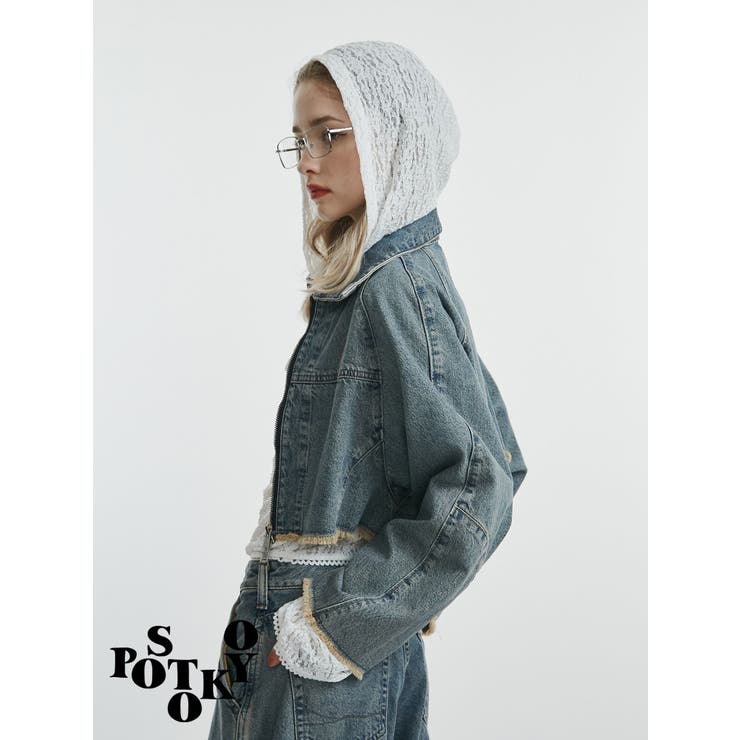 【something×PosTokyo】ZIP BLOUSON | jouetie | 詳細画像6 