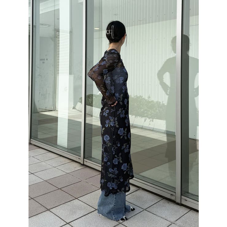 フラワーシアーワンピース | jouetie | 詳細画像2 