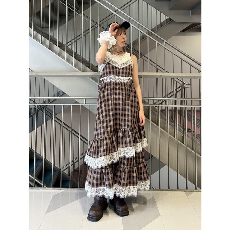 レースドッキングキャミワンピース | jouetie | 詳細画像15 