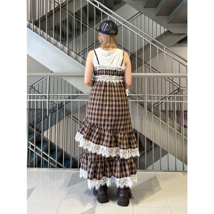 レースドッキングキャミワンピース | jouetie | 詳細画像16 