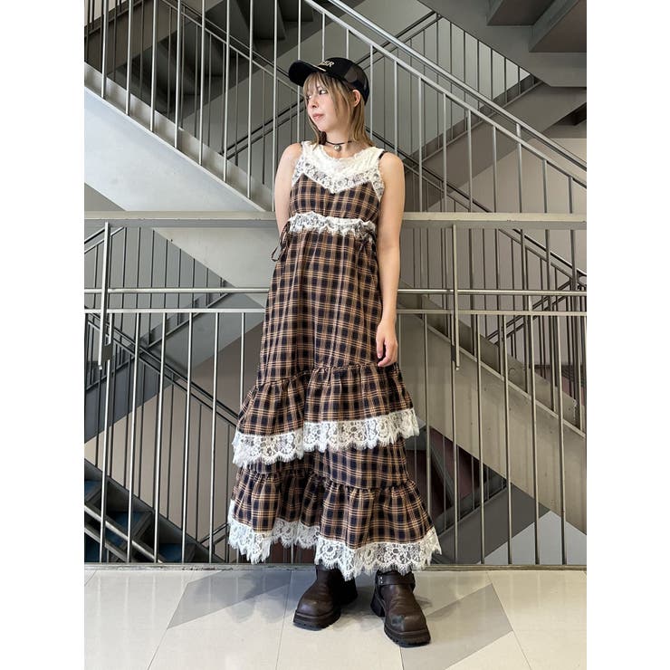 レースドッキングキャミワンピース | jouetie | 詳細画像17 