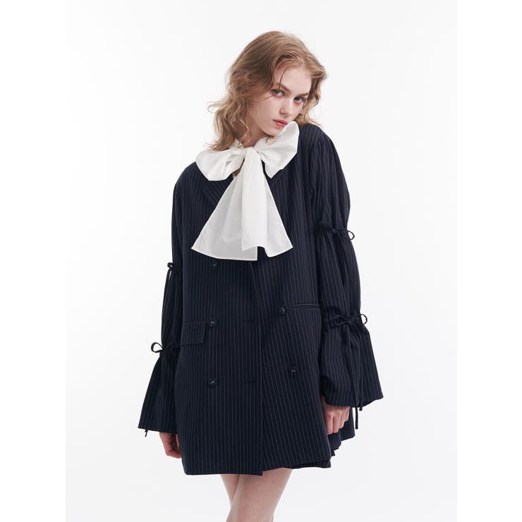 リボンスリーブジャケットミニワンピース | jouetie | 詳細画像11 