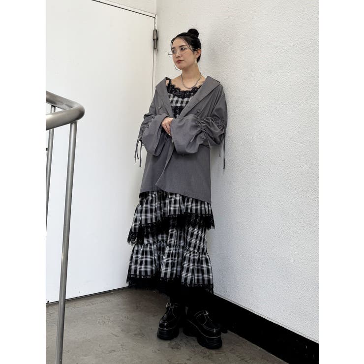 リボンスリーブジャケットミニワンピース | jouetie | 詳細画像24 