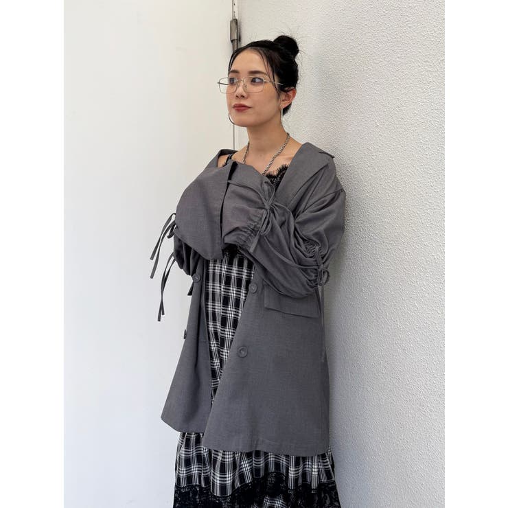 リボンスリーブジャケットミニワンピース | jouetie | 詳細画像27 