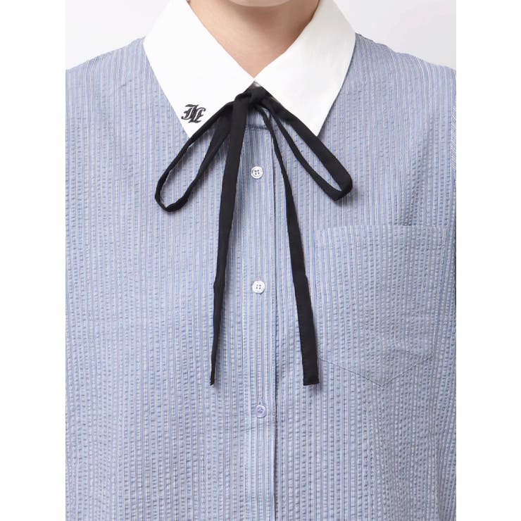 リボンタイヘムフリルチュニックシャツ | jouetie | 詳細画像35 