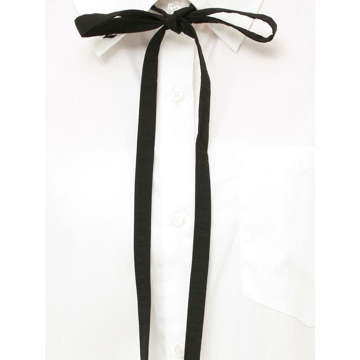 リボンタイヘムフリルチュニックシャツ | jouetie | 詳細画像41 