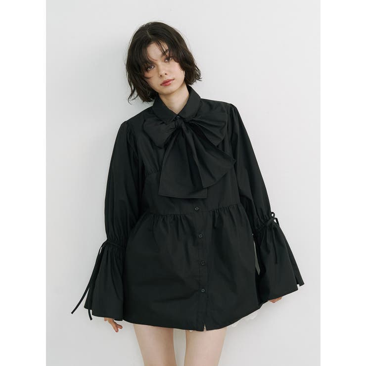 リボンタイチュニックシャツ | jouetie | 詳細画像14 