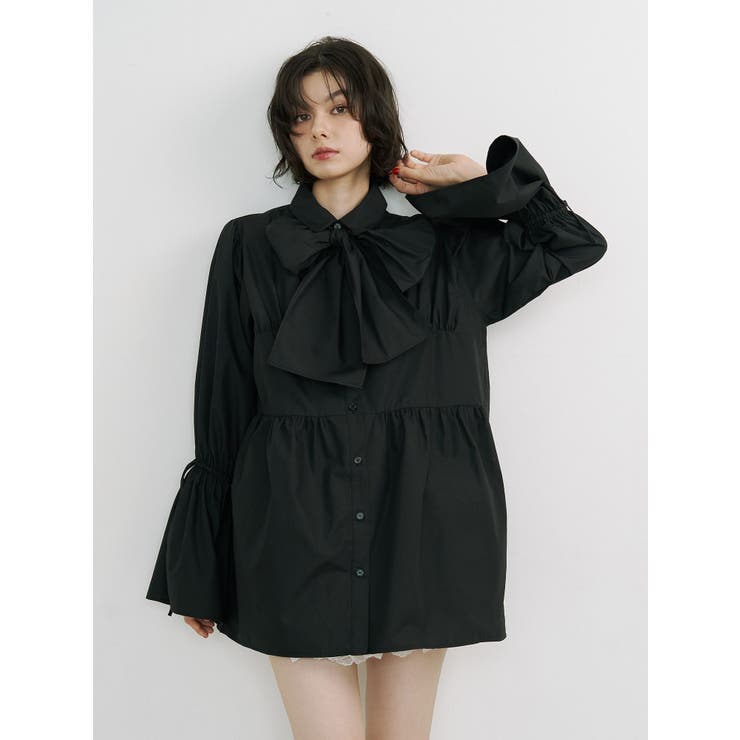 リボンタイチュニックシャツ | jouetie | 詳細画像15 