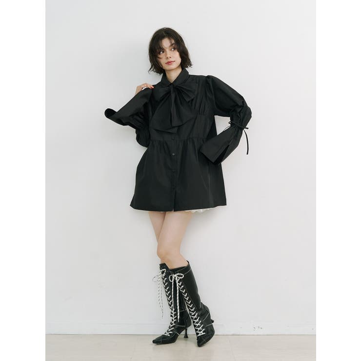 リボンタイチュニックシャツ | jouetie | 詳細画像18 