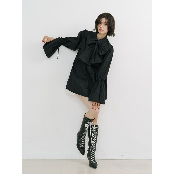 リボンタイチュニックシャツ | jouetie | 詳細画像19 