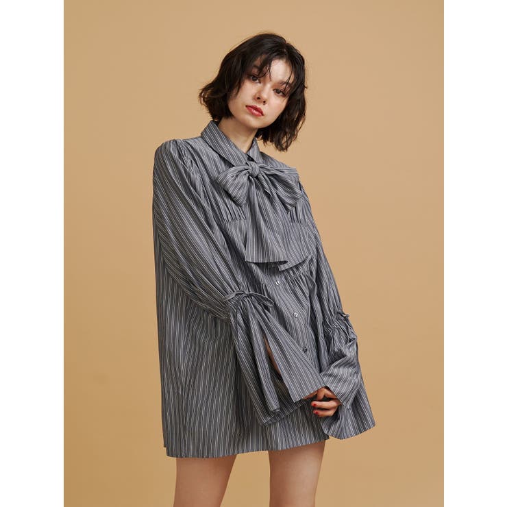 リボンタイチュニックシャツ | jouetie | 詳細画像4 