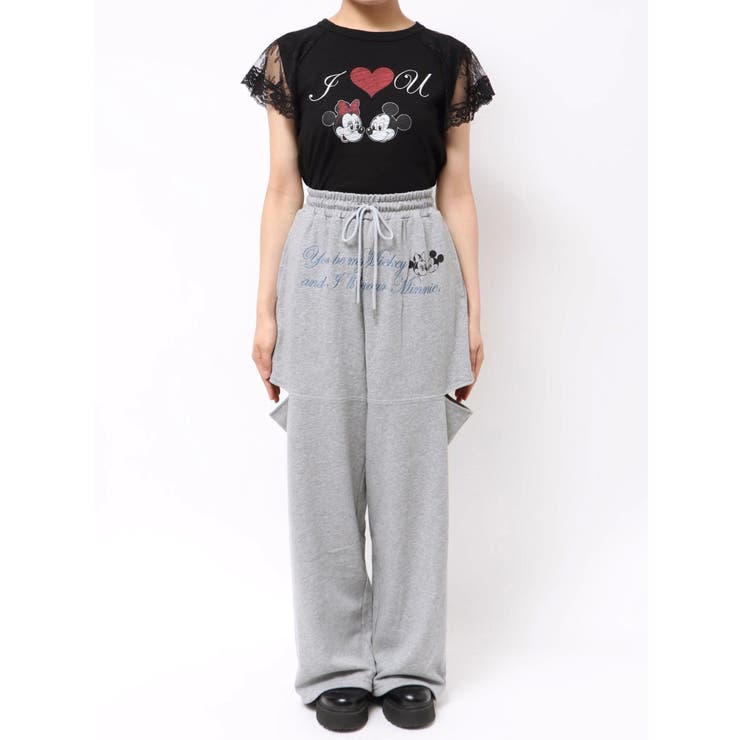 【Mickey&Minnie】カットアウトスウェットパンツ | jouetie | 詳細画像14 