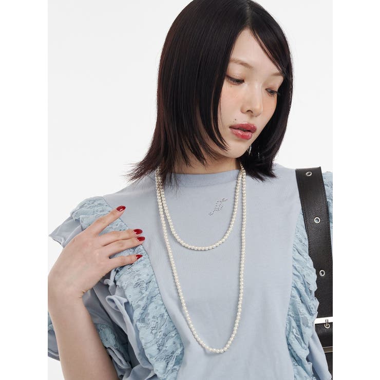 ロングパールチョーカー[品番：MKSW0065105]｜jouetie（ジュエティ