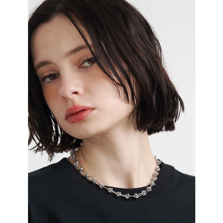 シルバー | ワイヤーライクチェーンチョーカー | jouetie