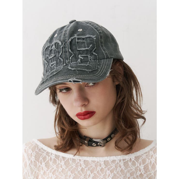 ナンバリングダメージキャップ | jouetie | 詳細画像2 