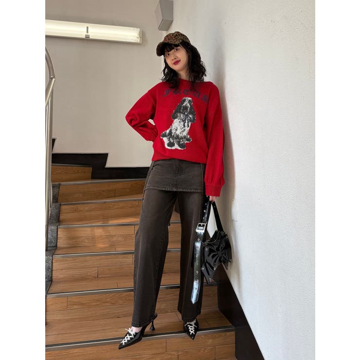 スカートドッキングルーズパンツ | jouetie | 詳細画像10 