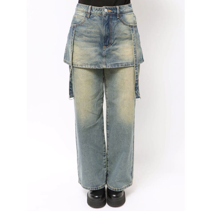 スカートドッキングルーズパンツ | jouetie | 詳細画像11 