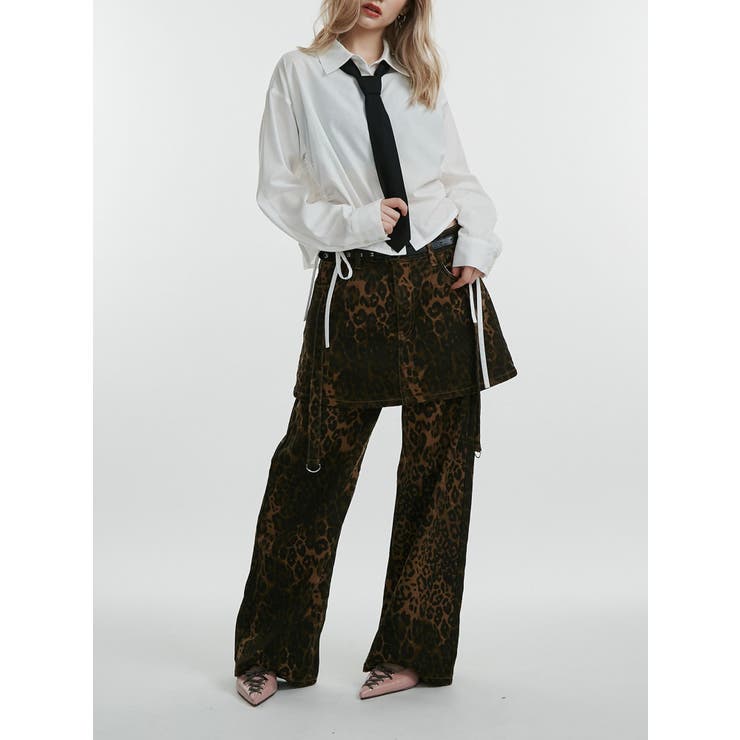 スカートドッキングルーズパンツ | jouetie | 詳細画像2 