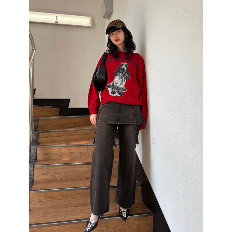 スカートドッキングルーズパンツ | jouetie | 詳細画像8 